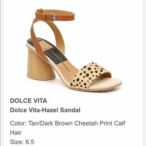 Dolce Vita Calf Hair Sandal